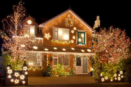 Let us handle your holiday light decorations